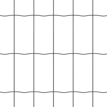 Euro Zaun mit 7 Stachelpfosten 0.4x10 m Galvanisierter Stahl Grau