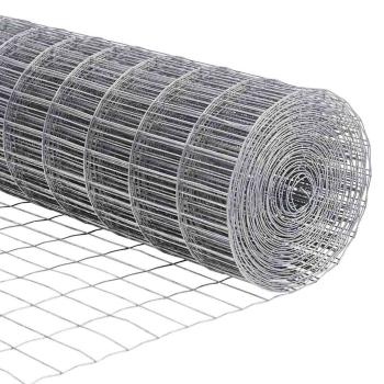 Euro-Zaun mit 13 Spitzenpfosten 1,2x25 m Verzinkter Stahl