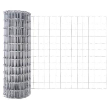 Euro Zaun mit 13 Spike-Posten 0.8x25 m Verzinkter Stahl