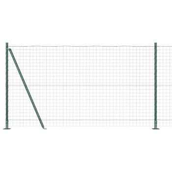 Eurozaun mit Betonfundament 10 x 1,2 m PVC-beschichteter Stahl