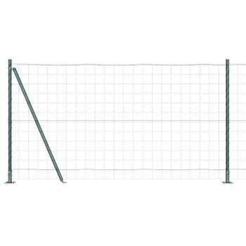 Euro Zaun Set aus 2 Grün Metall 10 x 1,2 m Langlebig