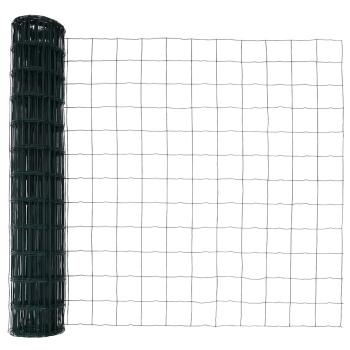Euro Zaun Set aus 2 Grün Metall 10 x 1,2 m Langlebig