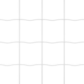 Euro-Zaun mit 7 Flanschen 1,4x10 m Verzinkter Stahl