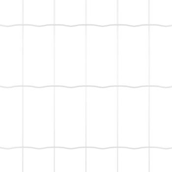 Euro Zaun mit 7 Flanschposts 1,4x10 m Feuerverzinkter Stahl