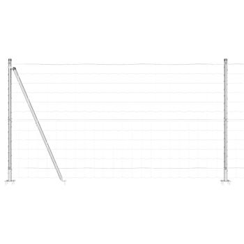 Eurozaun mit 13 Flanschen 1,2x25 m galvanisierter Stahl