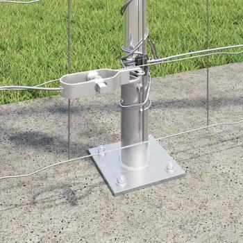 Eurozaun mit 13 Flanschen 1,2x25 m galvanisierter Stahl