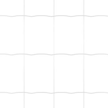 Euro Zaun mit 7 Flanschpfosten 0.6x10 m Verzinkter Stahl