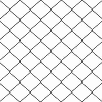 Kettengliedzaun mit 13 Flanschpfosten 0,8x25 m verzinkter Stahl