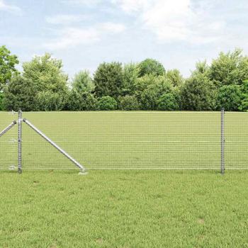 Geschweißter Drahtzaun mit 13 Spike-Posts 0,4 x 100 m galvanisierter Stahl
