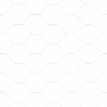 Hexagonzaun 1,5x100 m Verzinkter Stahl, Zaunpfosten 13 Stk Ø32 mm 200 cm Verzinkter Stahl