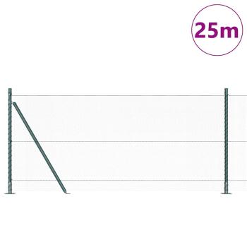 Zaun Set Set von 2 Waldgrün Metall, Kunststoffbeschichtung