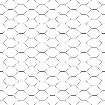 Hexagonzaun Grau 0,4x100 m Stahl, Zaunpfosten mit Fußplatten 13 Stück Ø32mm 50cm Verzinkter Stahl