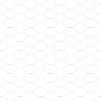 Hexagonzaun 1,4x50 m verzinkter Stahl, Zaunpfosten mit Bodenplatten 13 Stück Ø32mm 78,5cm verzinkter Stahl