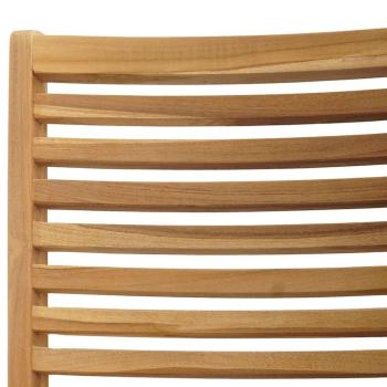 7-teiliges Garten Essbereich Klappbar Massivholz Teak, Gartenstühle 2 Stück Massivholz Teak