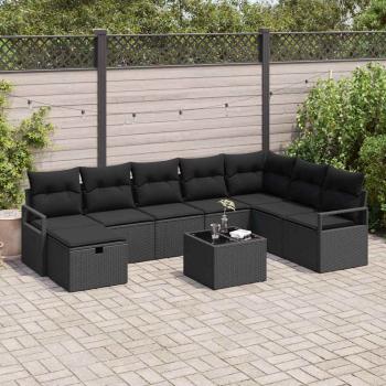ARDEBO.de - Sofa Set 6 Stk. Poly-Rattan