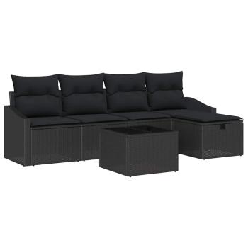 Sofa Set 6 Stk. Poly-Rattan