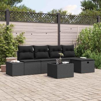 ARDEBO.de - Sofa Set 5 Stk. Poly-Rattan