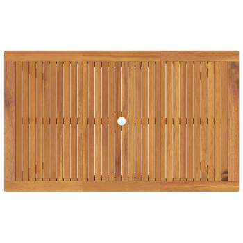 Garten Essgruppe 5 pcs Beige Massivholz Akazie