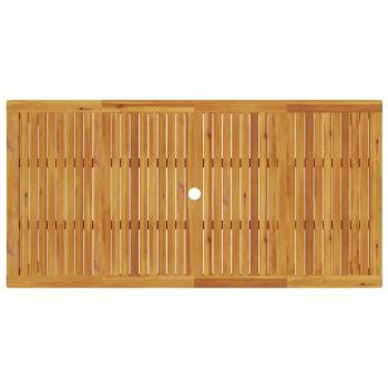 ARDEBO.de - 7-teiliges Akazienholz Garten-Essset