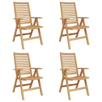 Gartenstühle Klappbar 4 Stk Massivholz Teak, Gartenstühle 2 Stk Massivholz Teak