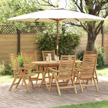 ARDEBO.de - Gartenstühle Faltbar 6 Stück Massivholz Teak, Gartenstühle 2 Stück Massivholz Teak