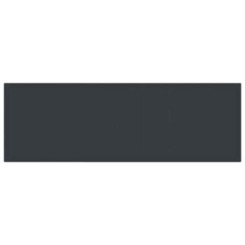 11-teiliges Garten Essset mit Kissen Anthrazit Poly-Rattan, Gartentisch Anthrazit 150x100x73 cm Poly-Rattan, Gartenstühle mit Kissen 2 Stück Anthrazit Poly-Rattan, Gartenstühle mit Kissen 4 Stück Anthrazit Poly-Rattan