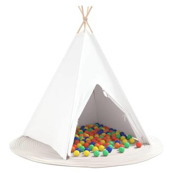 Kinder Teepee Zelt mit Tasche Pfirsich & Spielbälle Haut Weiß