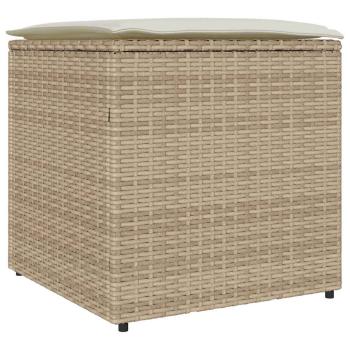 Aufbewahrungskasten Beige und cremeweiß