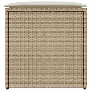 Aufbewahrungskasten Beige und cremeweiß