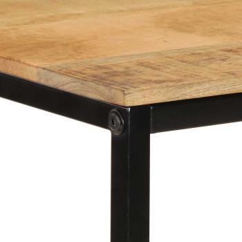 Bücherregal 70x35x110 cm Massivholz Raues Mango