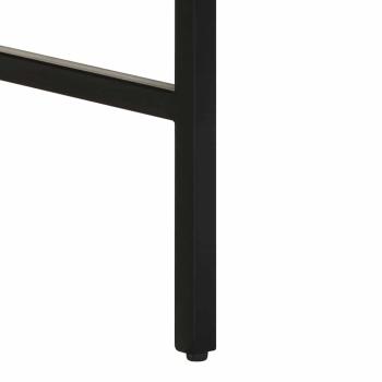 Schreibtisch 80x50x75 cm aus massivem Holz mit rohem Mango