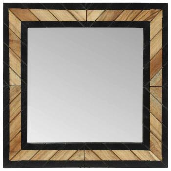 Spiegel 2 Stück 50x2x50 cm Massivholz Akazie
