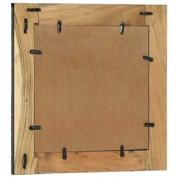 Spiegel 2 Stück 50x2x50 cm Massivholz Akazie