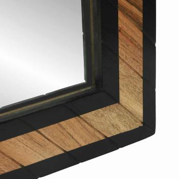 Spiegel 70x2x70 cm Massivholz Akazie