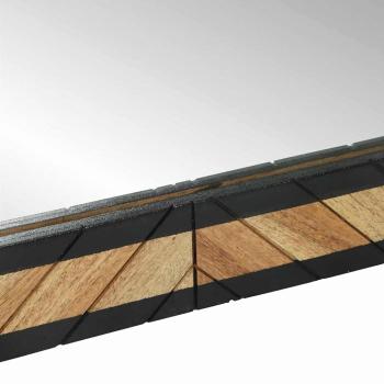 Spiegel 90x2x50 cm Massivholz Akazie