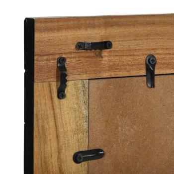 Spiegel 90x2x50 cm Massivholz Akazie