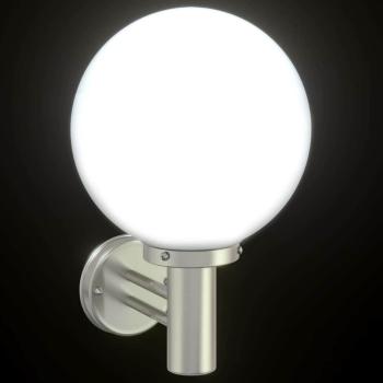 Außenwandbeleuchtung Silber Edelstahl IP44