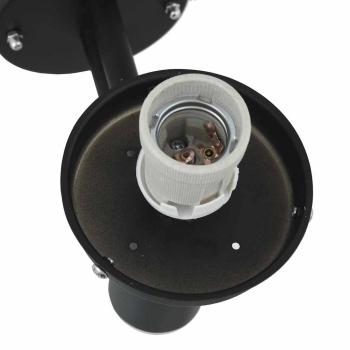 Außen-Wandleuchte Schwarz Edelstahl IP44