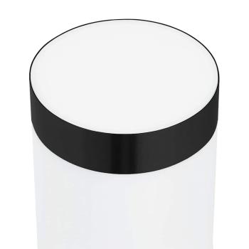 Außenwandleuchte Schwarz 15 x 7,5 x 33 cm Edelstahl und Plastik