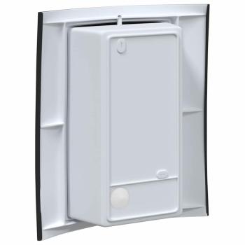 Außenwandleuchte 2 Stück Schwarz Edelstahl IP44