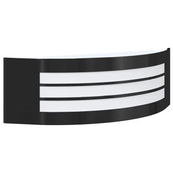 Außen Wandleuchte Schwarz Edelstahl IP44