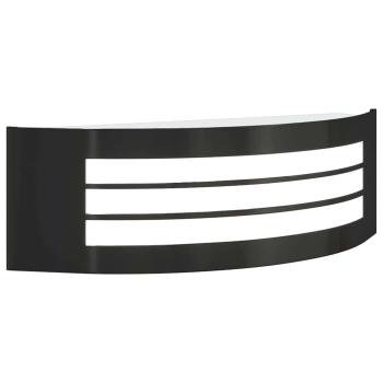 Außenwandleuchte 2er Set Schwarz Edelstahl IP44