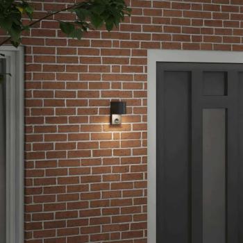 Außenwandleuchten mit Sensor Schwarzer Edelstahl IP44