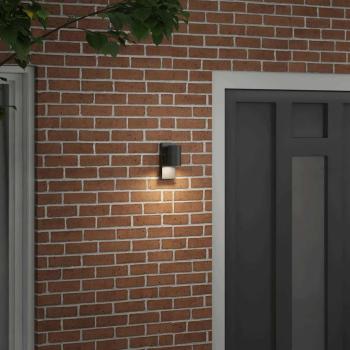 ARDEBO.de - Außenwandleuchte Schwarz Edelstahl IP44