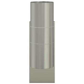 Außenwandleuchte Silber Edelstahl IP44