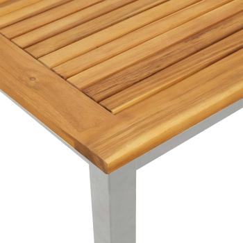 Garten Beistelltisch 45x45x38 cm Massiv Akazienholz