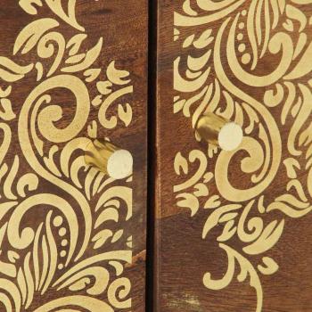 Couchtisch 80x50x40 cm Massivholz Mango