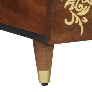 Couchtisch 100x54x40 cm Massivholz Mango