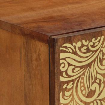 TV-Schrank 105x33x46 cm Massivholz Mango