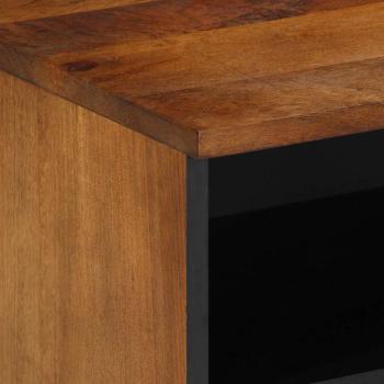 TV-Schrank 100x33x46 cm aus massivem Mangoholz